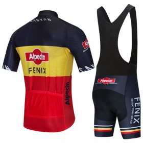 Completo Maglia + Pantaloncino con bretelle 2020 Alpecin-Fenix N002